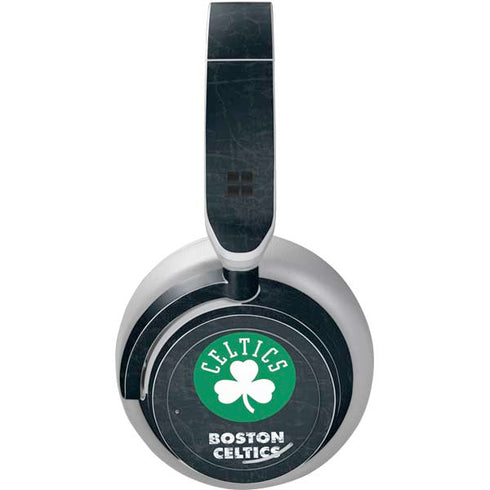 NBA Boston Celtics Black Secondary Logo Surface Headphones Skin